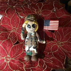 DoughBaby Ornament- Army Flag